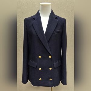 Brooks Brothers Navy Blazer with Gold Accents